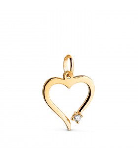 Diamant Anhänger 750 Gelbgold 1764