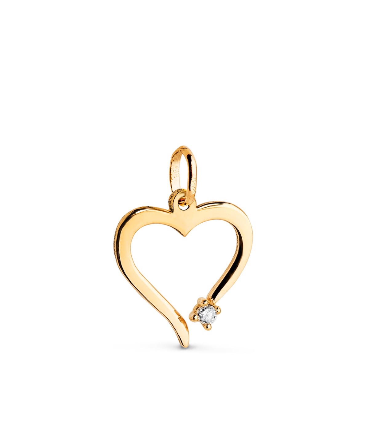 Diamant Anhänger 750 Gelbgold 1764