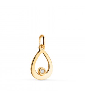 Diamant Anhänger 750 Gelbgold 1763