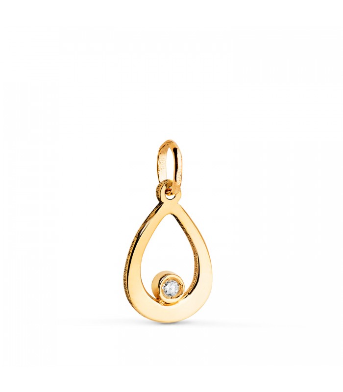 Diamant Anhänger 750 Gelbgold 1763