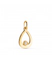 Diamant Anhänger 750 Gelbgold 1763