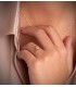 Verlobungsring 18K Gold mit Zirkonia • Juwelier ALDA, Modell SALONIA 4 Krappen
