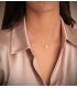 Pendentif croix or 750 & Oxydes de zirconium blancs - Bijoux pour femme et enfant