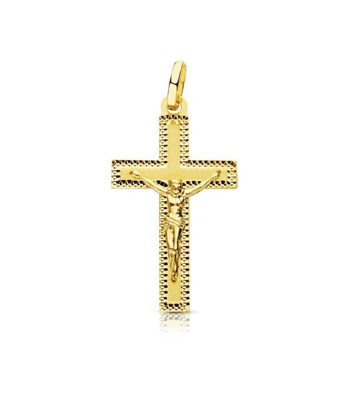 Cruz Cristo tallada