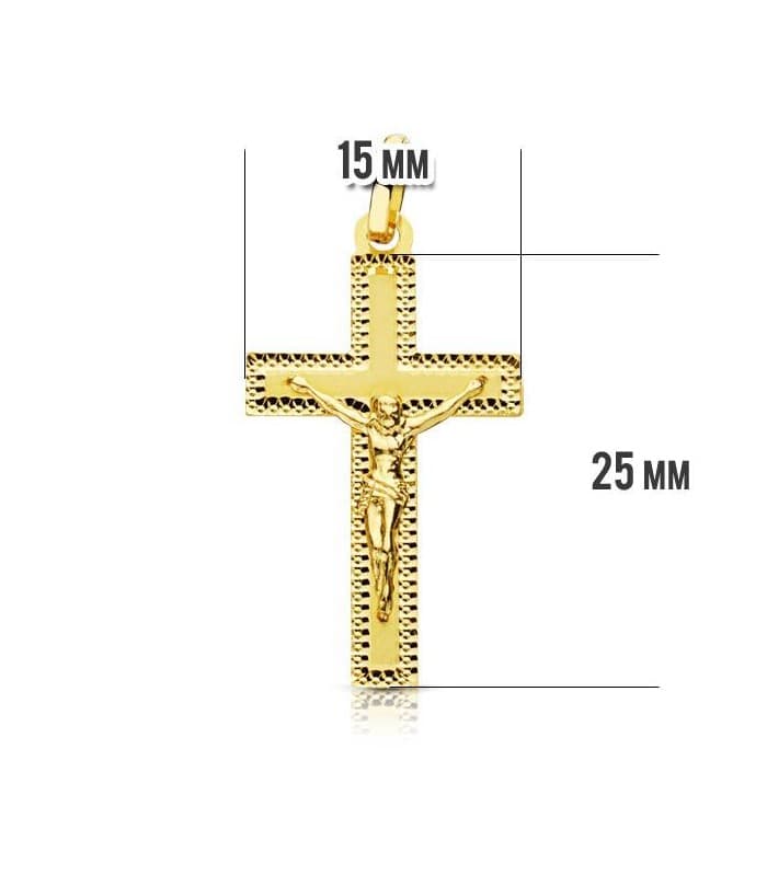 Cruz Cristo tallada