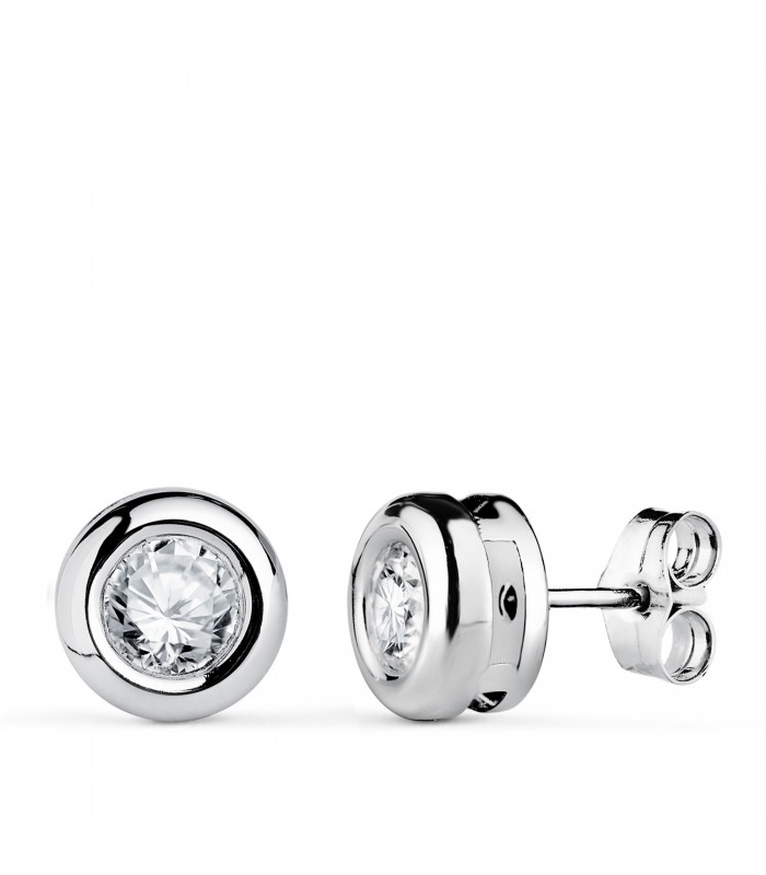 Diamant Ohrstecker 750 Weißgold | Ohrringe für Damen Delicia 0.650 ct