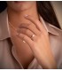 anillo de pedida en oro bicolor 18 ktes parisieen