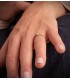 Verlobungsring FLORIENZE 
Gold 750 & Zirkonia | Solitär-Ringe für einen Heiratsantrag