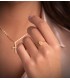 Bague pour femme avec pierre couleur jaune | Bagues en or 750 en ligne