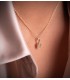 Cadena de oro, modelo Forzada 1.2 mm 18 Ktes 40cm, ideal para gargantilla mujer y niños.