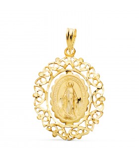 Wunderbare Medaille aus 18K Gold P6284-325