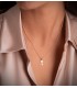 Colgante Llave Oro Amarillo 18K - colgantes enamorados - colgante pareja - regalos de san valentín