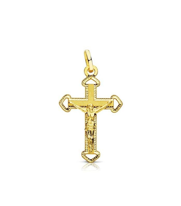 Cruz Cristo tallada