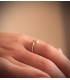 Solitär Ring mit Zirkonia Gelbgold 18K /750er 19272-OA – Modell SALVATORE für Damen