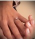 Solitaire Ring mit 6-Krappen Fassung, Zirkonia • Juwelier ALDA, Modell SANNIA