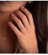 Anello Solitario Brydale oro bianco 18 Kt