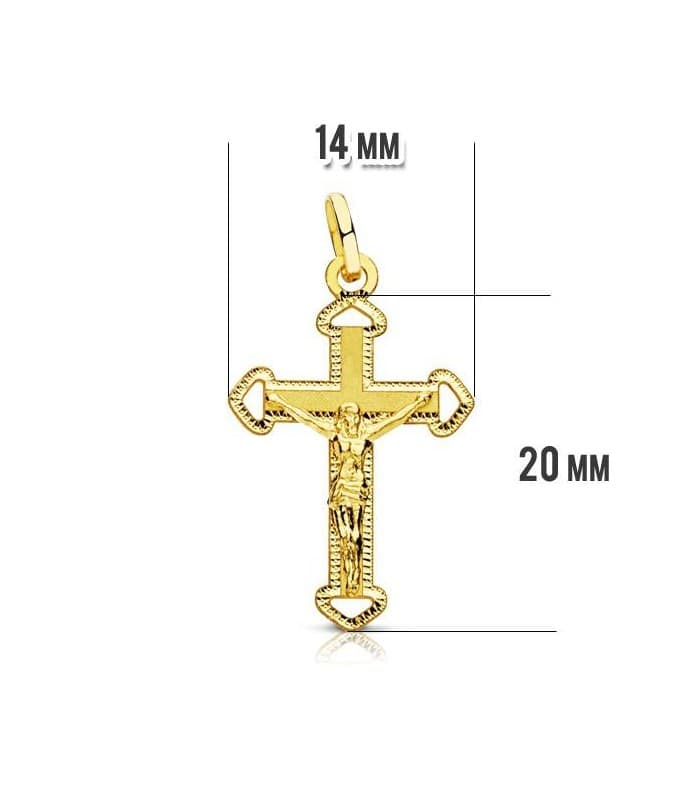 Cruz Cristo tallada