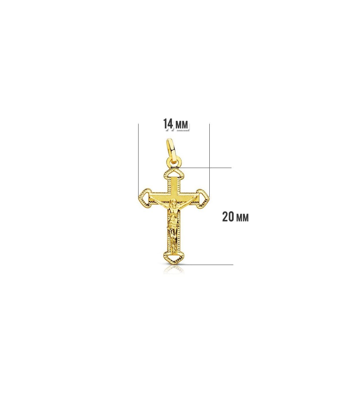 Cruz Cristo tallada