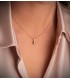 Chaîne Singapour 1.2 mm 18 Carats 40 cm, idéale pour baptême ou femme