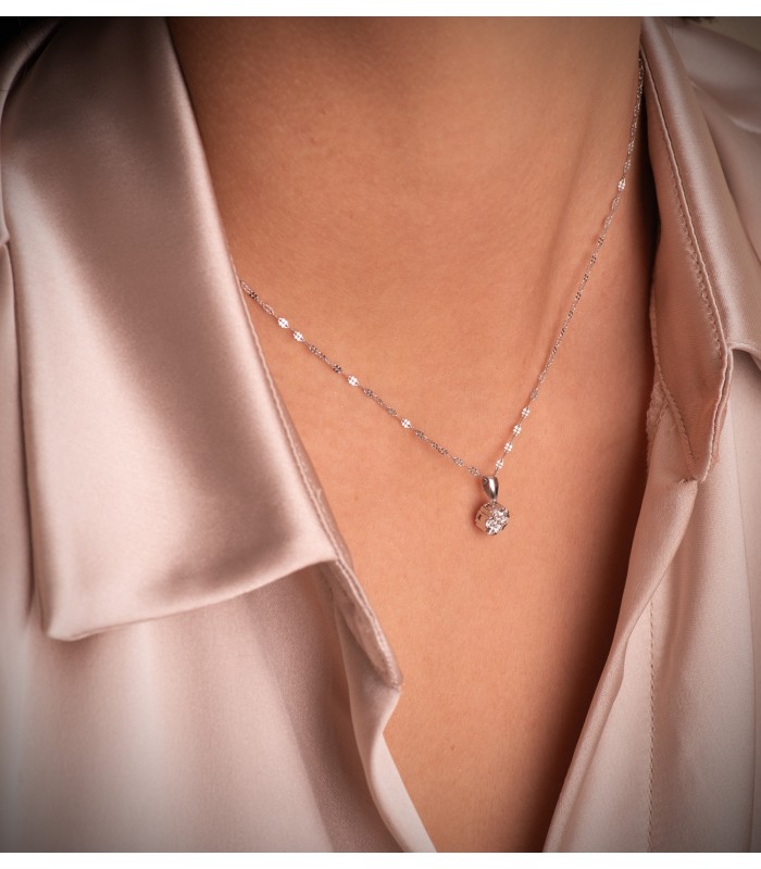 Kette 750er Weißgold 40 cm - 27001440
