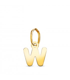 Anhänger mit Buchstabe W Gold 750