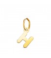 Initiale H Pendentif or 750