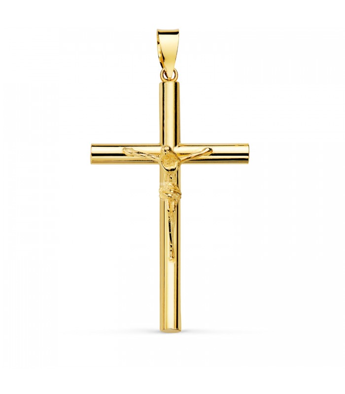 Anhänger Kreuz mit Jesus 750 Gold 16834 für Herren | Schmuck online kaufen