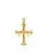 Colgante con Cruz de Covadonga Oro amarillo 18K 39mm - Joyas hombre y Mujer.