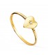 Anello cuore oro 18kt Glam | Anelli da donna e anelli con zirconi - Regalo San Valentino