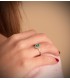 Anillo Jasmin 0.14 Qtes.18 Ktes Esmeralda 0.39 Q | joyería fina, piedras preciosas y diamantes