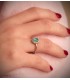 Smaragd Ring mit Diamanten Jasmin 750 Weißgold
