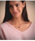 Collar Mujer Oro 18K Loire  | Gargantillas de moda, collares con piedras de colores