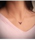 Collar Mujer Oro 18K Loire  | Gargantillas de moda, collares con piedras de colores