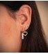 Orecchini Niba rose oro giallo 18kt 7mm