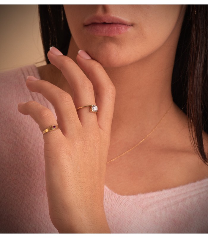 Pinky Ring Gelbgold 750 | D1033-RO
