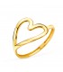 Bague cœur pour femme, cadeau idéal pour la Saint-Valentin | Bagues or Alda