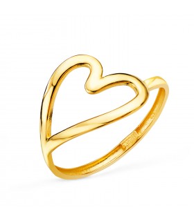 Herzring für Damen, ideales Geschenk zum Valentinstag | Goldringe von Alda