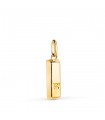Pendentif Lingot 16mm or jaune 18K