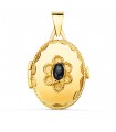Pendentif porte-photo Dolores or jaune 18K 23mm