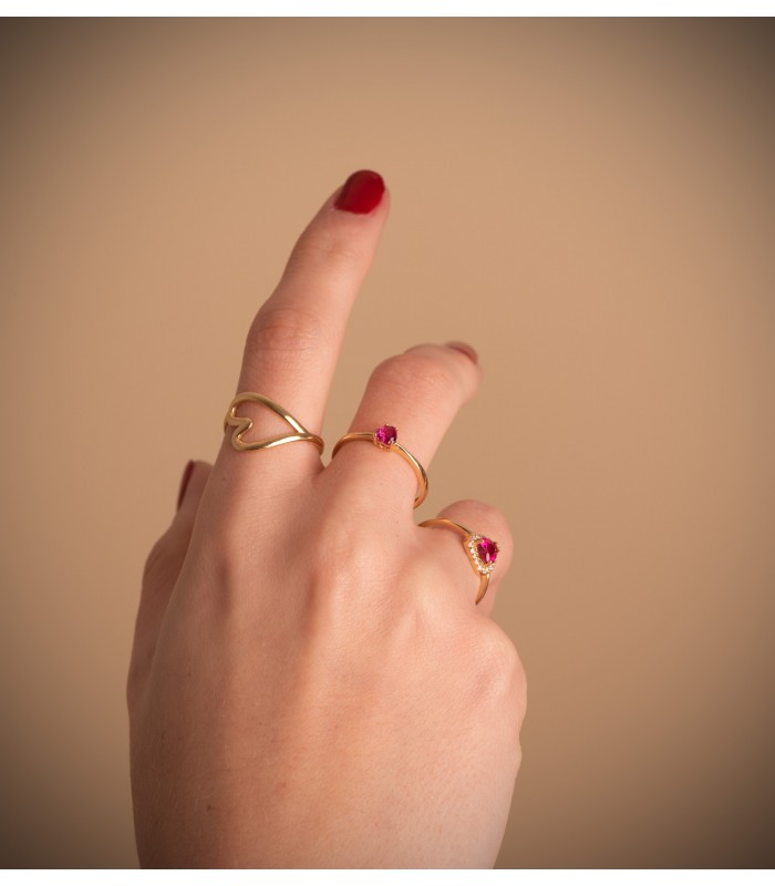 Anello con cuore da donna, regalo ideale per San Valentino | Anelli oro Alda