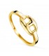 Kaffeebohnen Ring | Schmuck Kette | Goldring aus 18K für Damen.