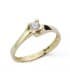 Verlobungsring 18K Gold mit Zirkonia • Juwelier ALDA, Modell SALONIA 4 Krappen