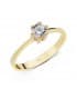 Solitario Salvatore  ORO 18 Ktes, anillo  pedida, anillos de compromiso.