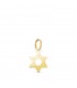 Pendentif avec Étoile de David en or jaune 18 K 12 mm — Pendentifs porte-bonheur