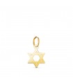 Stella di David oro giallo 18kt 12mm