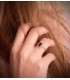 Bague Sybil Or 18K Saphir et Diamants