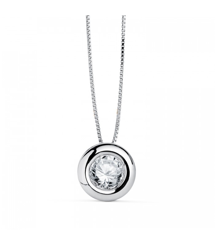 Gargantilla Delicia 0.325ct. Oro Blanco 18K - collar con diamantes para mujer
