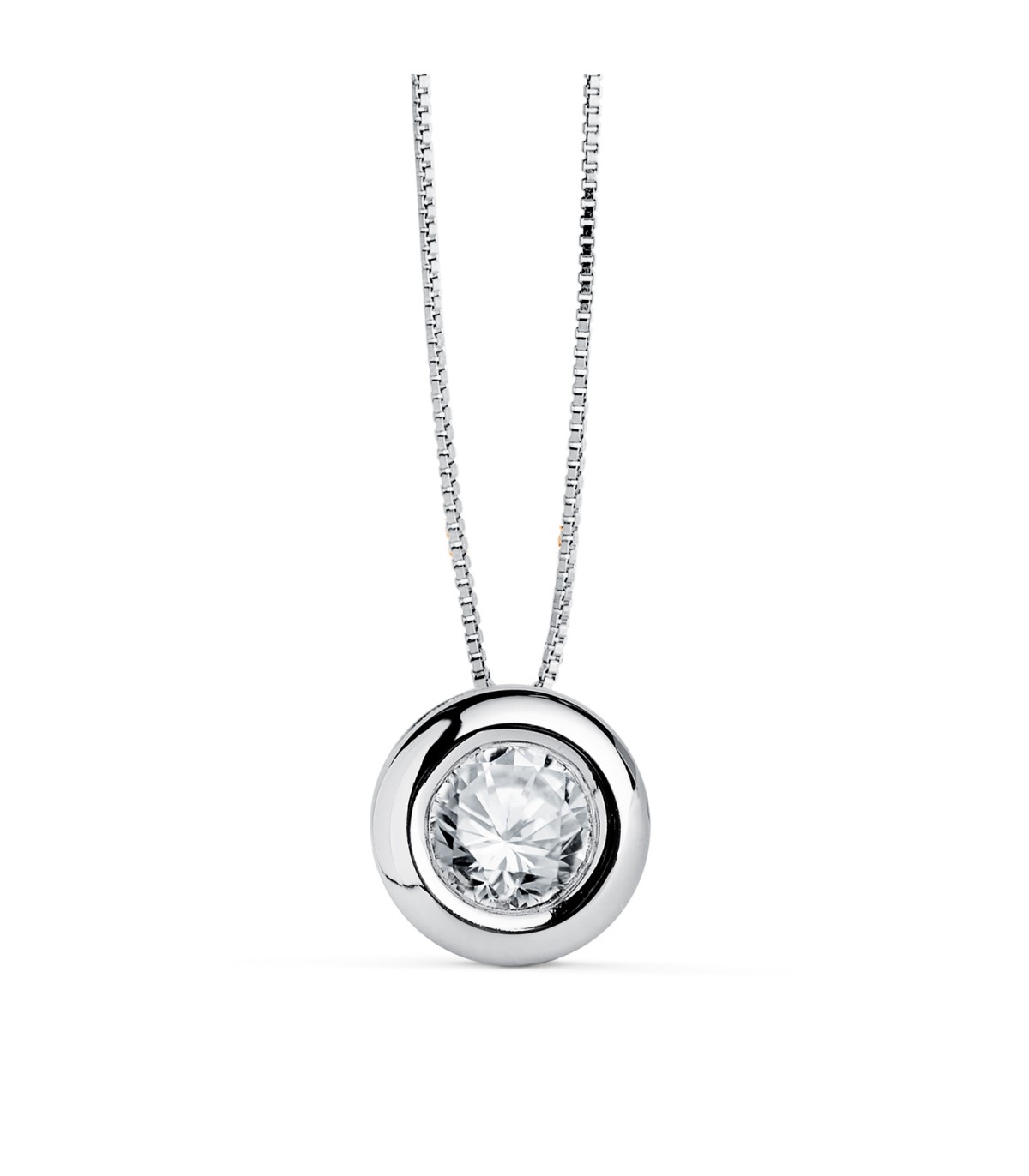 Colliers avec diamants pour femmes : Collier diamant Délice 0.325 ct Or Blanc 750 18K