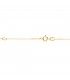 Collier diamant pour femme Délice 0.325ct Or jaune avec chaîne vénitienne 42 cm