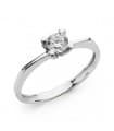 Solitario blanco Suetta 18 Ktes
